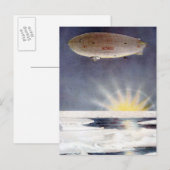 Het luchtschip Norge van Raold Amundsen over de No Briefkaart (Voorkant / Achterkant)