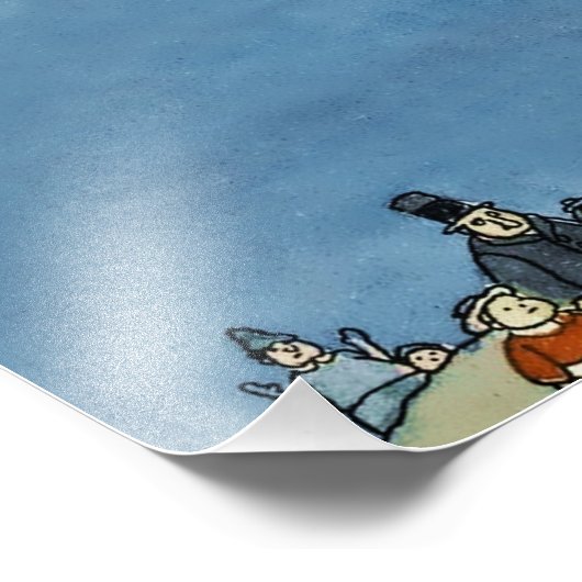 “Het luchtschip” van W Heath Robinson Foto Afdruk (Hoek)