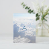 Het luchtsymbool van het element briefkaart (Staand voorkant)