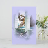 Het luchtvignet van de Dragon Briefpapier (Staand voorkant)