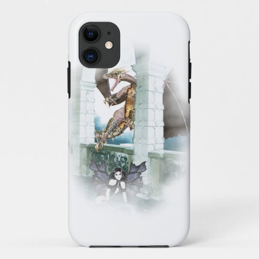 Het luchtvignet van de Dragon Case-Mate iPhone Case (Achterkant)