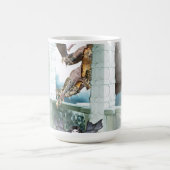 Het luchtvignet van de Dragon Koffiemok (Center)