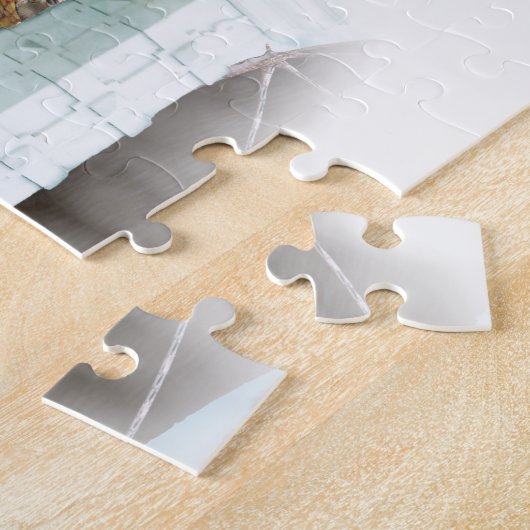 Het luchtvignet van de Dragon Legpuzzel (Zijkant)