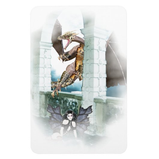 Het luchtvignet van de Dragon Magneet (Verticaal)