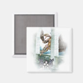 Het luchtvignet van de Dragon Magneet (Voorkant / Achterkant)