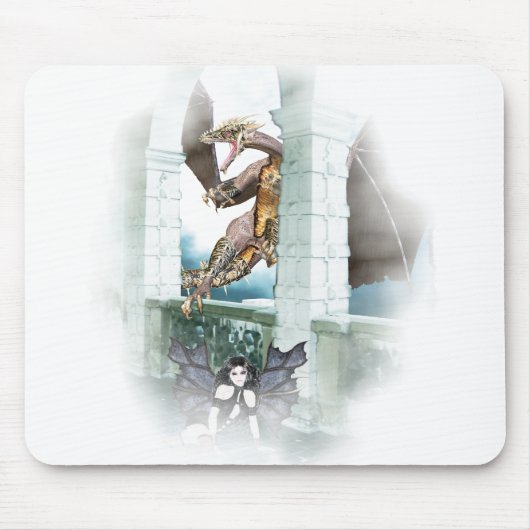 Het luchtvignet van de Dragon Muismat (Voorkant)