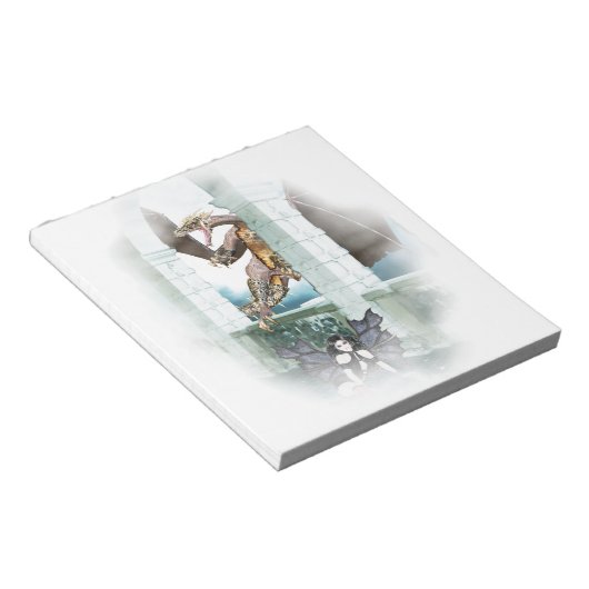 Het luchtvignet van de Dragon Notitieblok (Schuin)