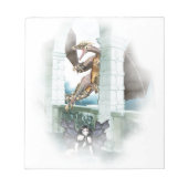 Het luchtvignet van de Dragon Notitieblok (Voorkant)