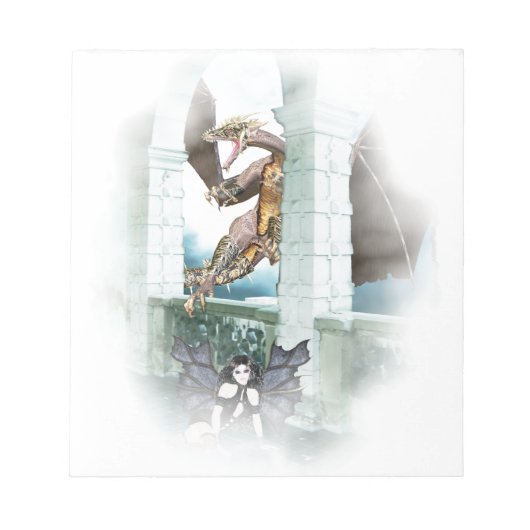 Het luchtvignet van de Dragon Notitieblok (Voorkant)