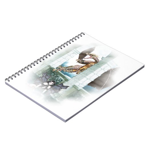 Het luchtvignet van de Dragon Notitieboek (Linkerzijde)