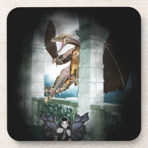 Het luchtvignet van de Dragon Onderzetter