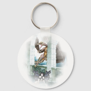 Het luchtvignet van de Dragon Sleutelhanger