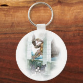 Het luchtvignet van de Dragon Sleutelhanger (Voorkant)