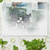 Het luchtvignet van de Dragon Theedoek (Gevouwen)