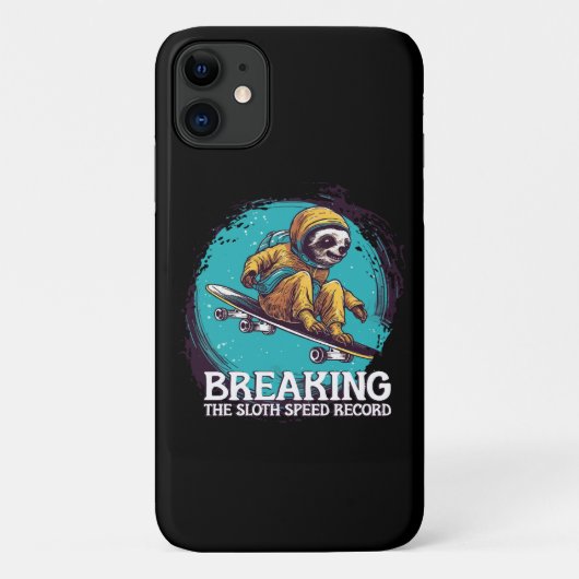 het luiaard snelheidsrecord breken Case-Mate iPhone case (Achterkant)