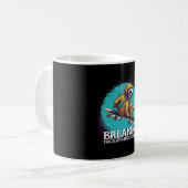 het luiaard snelheidsrecord breken koffiemok (Voorkant links)