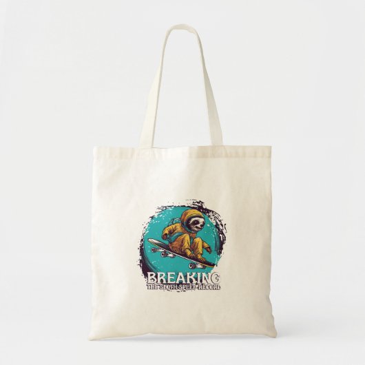 het luiaard snelheidsrecord breken tote bag (Voorkant)