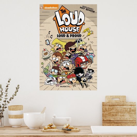 Het luide huis luid poster (Keuken)