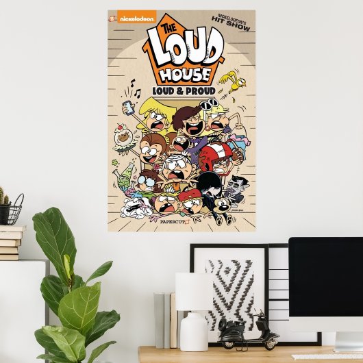 Het luide huis luid poster (Thuiskantoor)