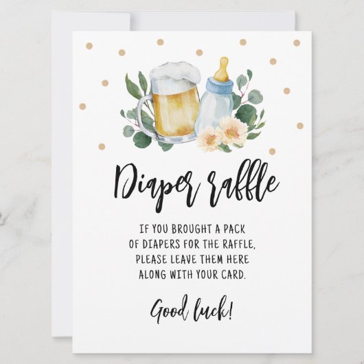 Het luidere Raffle-teken Game Baby breekt groen Kaart (Voorkant)