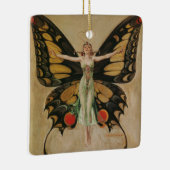 Het luidop - vlindermeisje keramisch ornament (Rechts)