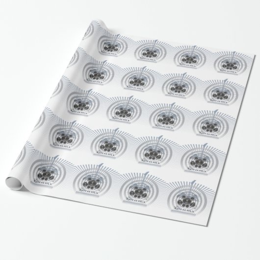 Het luidste jaar cadeaupapier (Uitgerold)