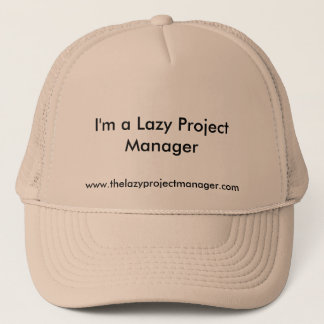 Het luie Pet van de Projectleider van Lazy