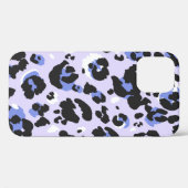 Het luippatroon naadloos. Paarse leo huidtextuur. Case-Mate iPhone Case (Achterkant (horizontaal))