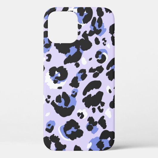 Het luippatroon naadloos. Paarse leo huidtextuur. Case-Mate iPhone Case (Achterkant)