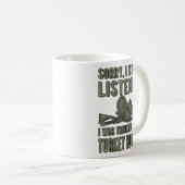 Het luisterde niet naar Turkije Hunter Turkey Hunt Koffiemok (Voorkant rechts)