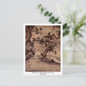 Het luisteren naar het wind in de mijnen door Ma L Briefkaart (Staand voorkant)