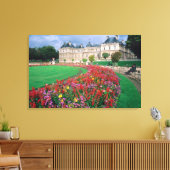 Het Luxemburgse paleis in Parijs, Frankrijk. Canvas Afdruk (Insitu (Woonkamer))