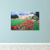 Het Luxemburgse paleis in Parijs, Frankrijk. Canvas Afdruk (Insitu (Houten vloer))