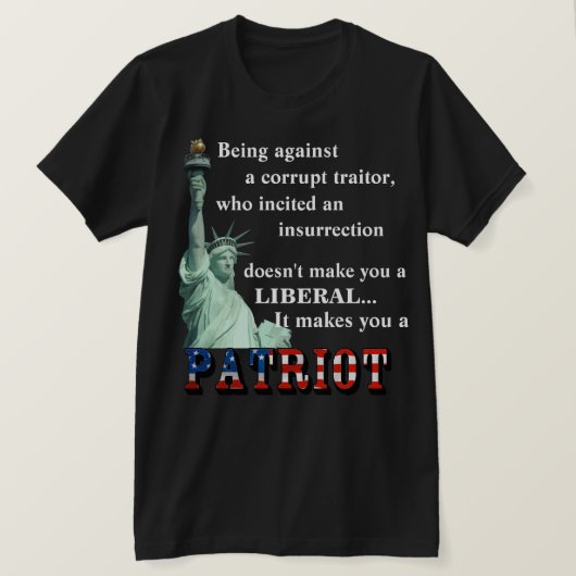 Het maakt je een PATRIOT T-Shirt (Design voorkant)