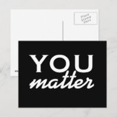 Het maakt jou uit - motivatie briefkaart (Voorkant / Achterkant)