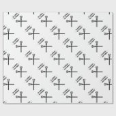 Het maakt me gelukkig-Lacrosse Cadeaupapier (Vlak)