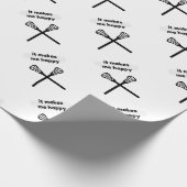 Het maakt me gelukkig-Lacrosse Cadeaupapier (Hoek)