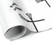 Het maakt me gelukkig-Lacrosse Cadeaupapier (Rol Hoek)