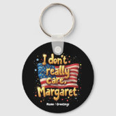 Het maakt me niet echt uit, Margaret Grappig & Tre Sleutelhanger (Voorkant)