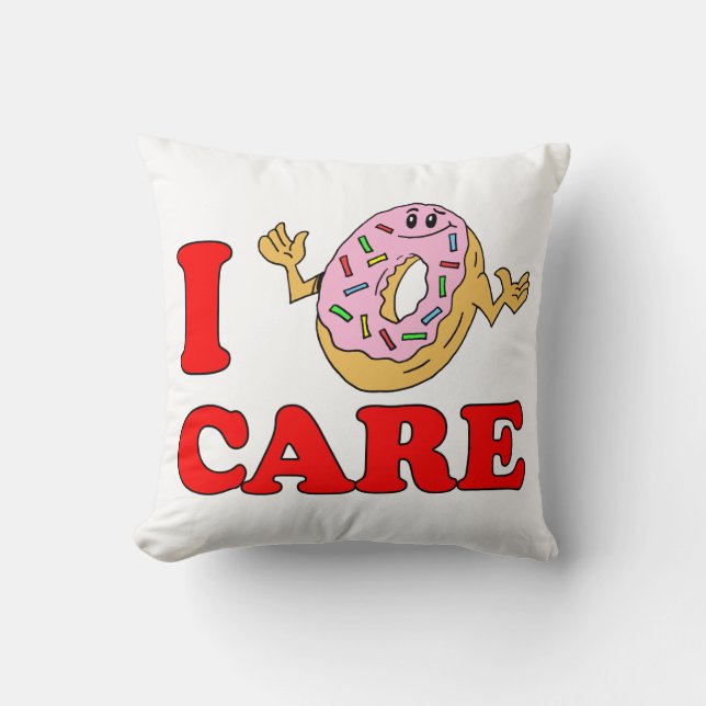 Het Maakt Me Niet Uit (Donut) Kussen (Voorkant)