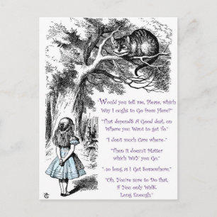 Het maakt niet uit hoe je gaat briefkaart