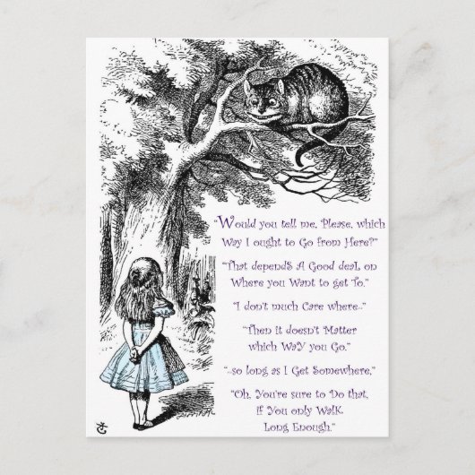 Het maakt niet uit hoe je gaat briefkaart (Voorkant)