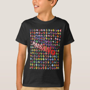 Het maakt niet uit uit uit welk land je komt t-shirt