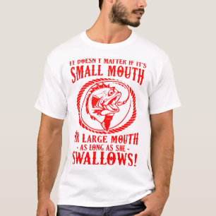 Het maakt wel uit of ze klein, dik en groot is t-shirt