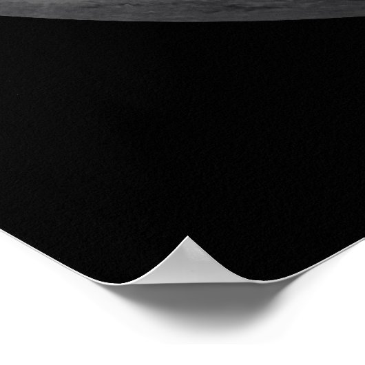 Het maan - 3D effect Poster (Hoek)
