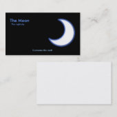 Het maan Visitekaartje (Voorkant / Achterkant)