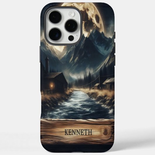 Het maanlicht boven Kenneth's Creek Case-Mate iPhone Case (Achterkant)