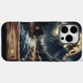 Het maanlicht boven Kenneth's Creek Case-Mate iPhone Case (Achterkant (horizontaal))