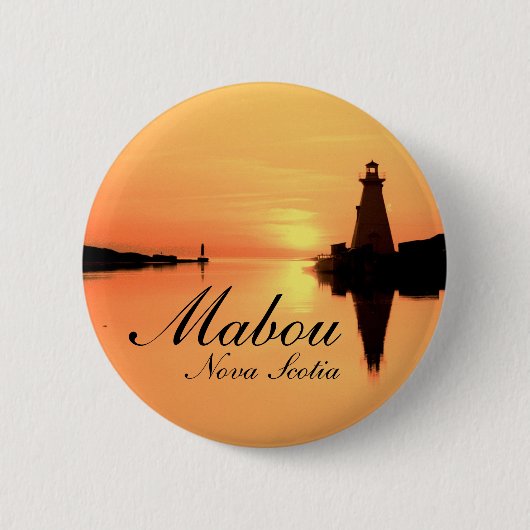 Het Mabou-licht Ronde Button 5,7 Cm (Voorkant)