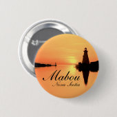 Het Mabou-licht Ronde Button 5,7 Cm (Voorkant /achterkant)